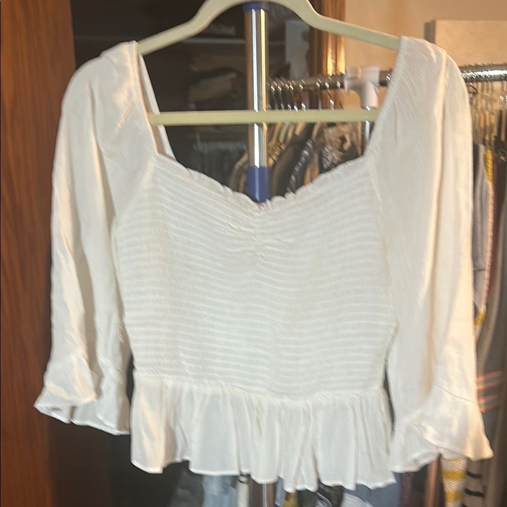 Cute cream boho  Top